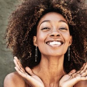 LA Meno 18k Rose Gold Plated 4” Treasure Drop Earrings